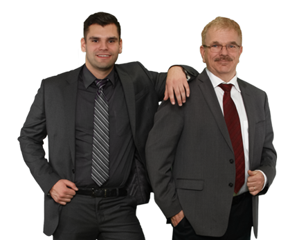 Ron and Jeremy Learn, professional real estate agents with One Percent Realty in Surrey, BC.